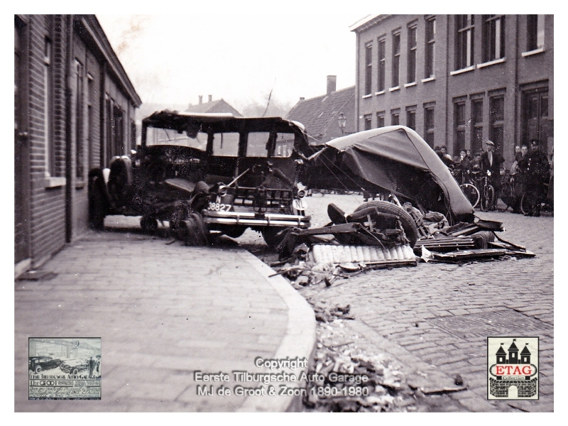 1934 Buick ongeluk Goirleseweg Tilburg Nederland (1)