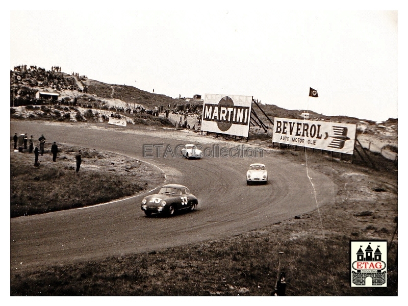 1959 Zandvoort Porsche Van Bennekom #33 Race