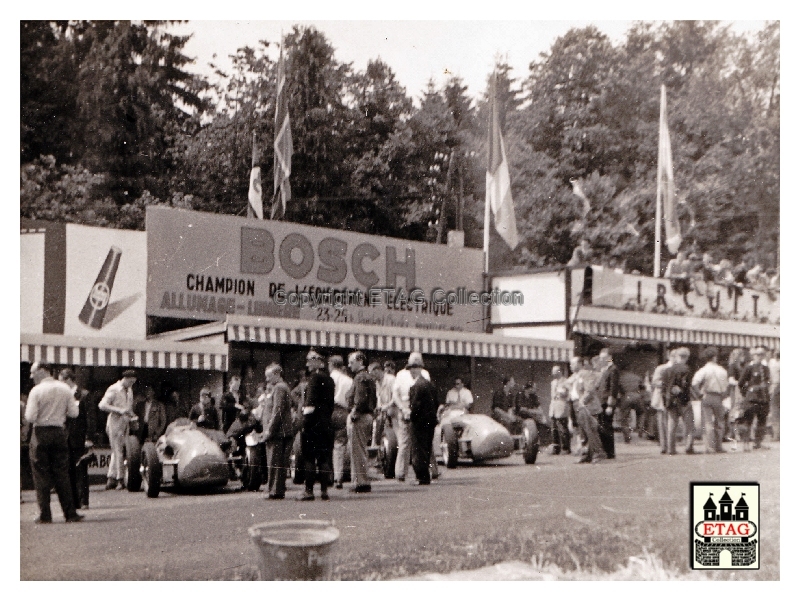 1950 Francorchamps Talbot Etancelin #16 Pits