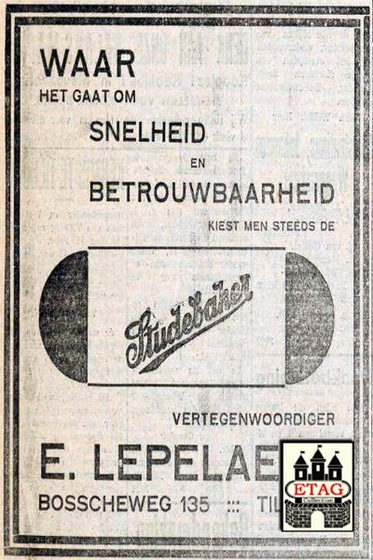 1930 Studebaker Ed Lepelaers, Bosschweg 135