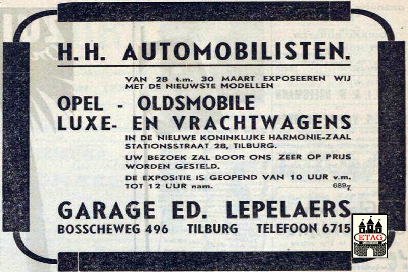 1940 Opel Oldsmobile Truck Ed Lepelaers, Bosschweg 496