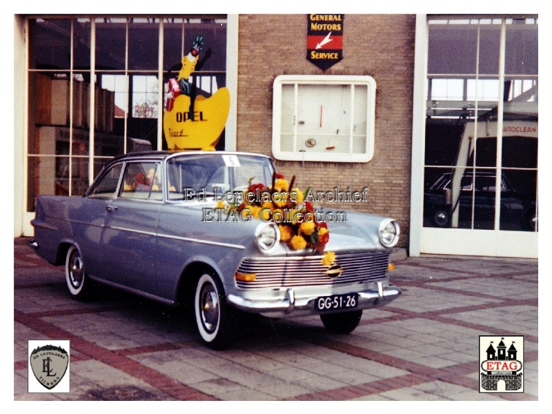 1961 Opel Ringbaan-Oost (2) Introductie Rekord #GG-51-26