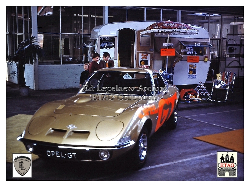 1969 Opel Ringbaan-Oost Opel GT (4) Zijkant belettert (R)