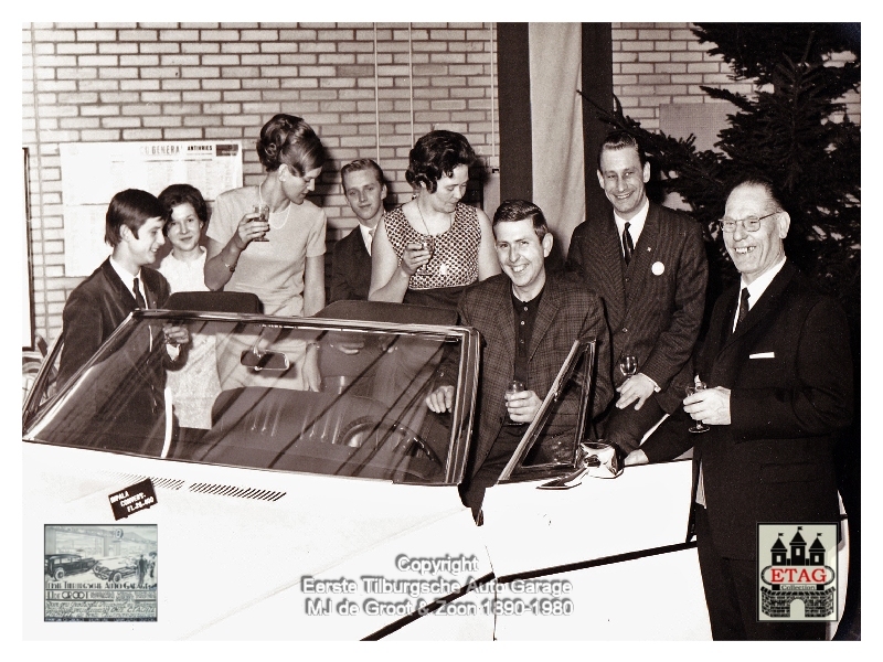 1967 Lage Witsiebaan opening (3) Personeel in Chevrolet