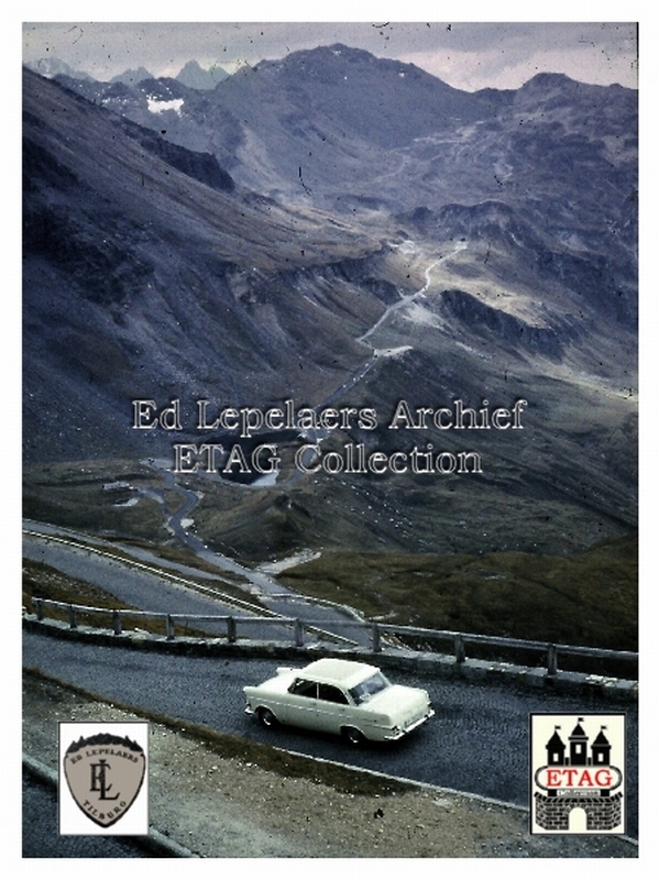 1959 Opel Furka Pas reis Ed Lepelaers