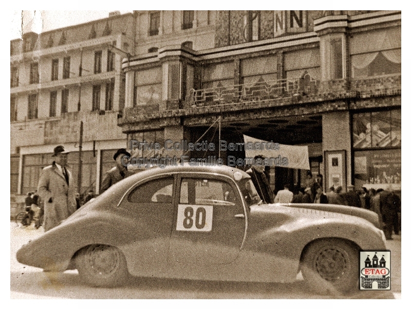 1951 Rome Rally Gatso Bernaards #N48769 (4) No;80 Stop