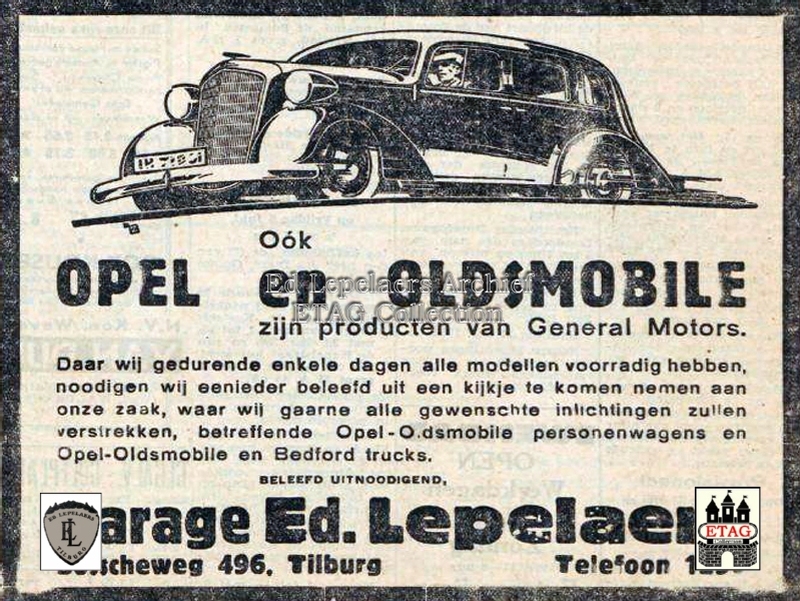 1936 Opel & Oldsmobile Ed Lepelaers, Bosschweg 496