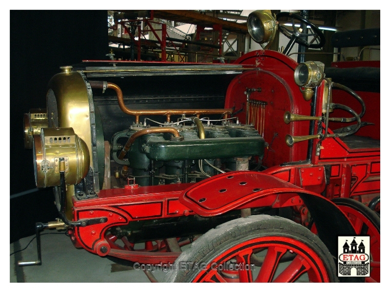 2012 Autoworld Museum 1906 Delahaye (10) Firetruck Open hood