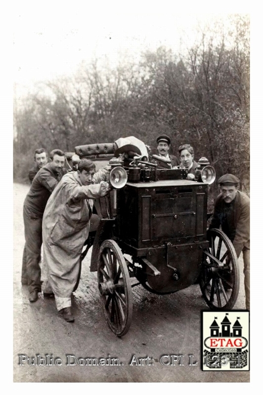 1898 Paris Bordeaux Panhard Leonce Girardot #?(4) Pushing