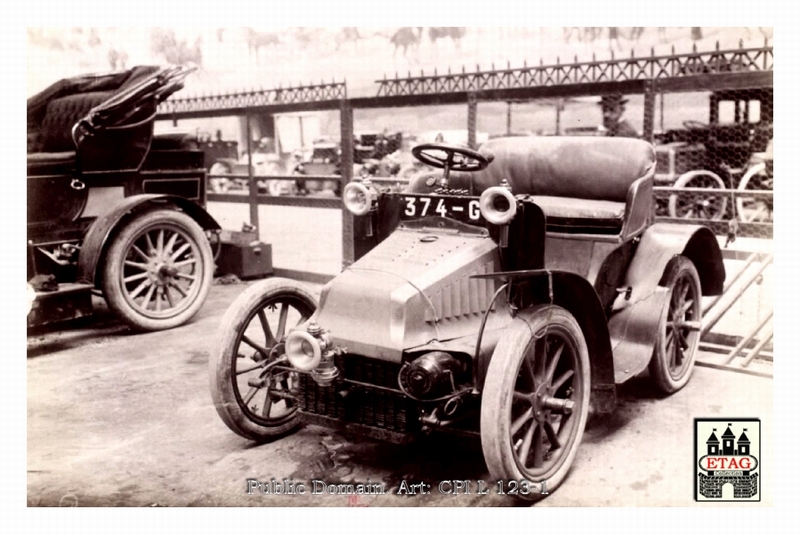 1902 Paris Nice Crouan M,Pigelet #53 In garage