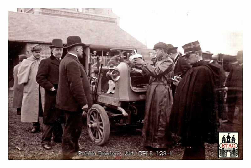 1902 Concours L`Alcool Delahaye Paugey #220 Refuelling