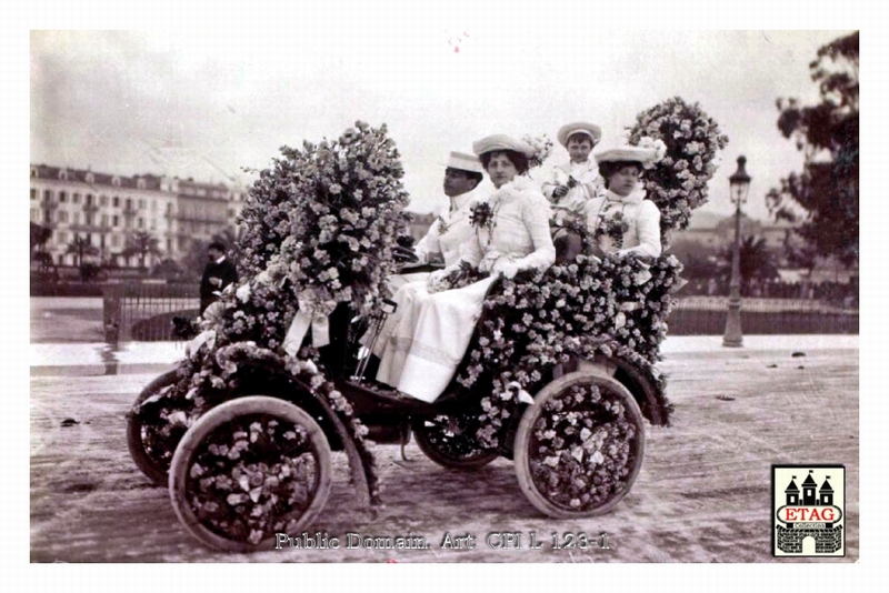 1902 La Corse Fleuri Delahaye Ladies #62 In car