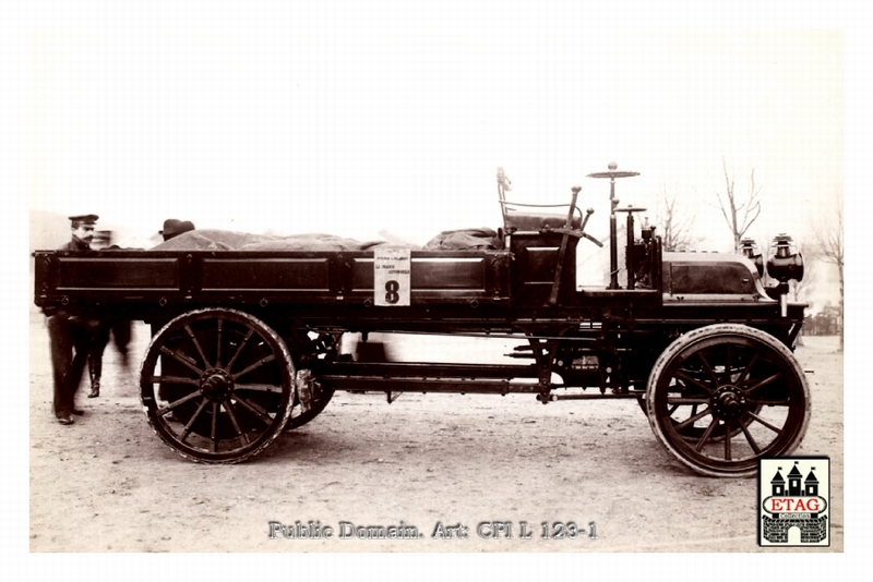 1902 Paris Monte Carlo Daimler Metzler #8 Truck paddock