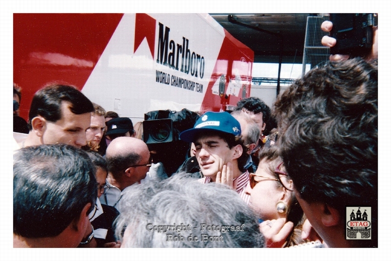 1993 Imola Italie McLaren Honda Ayrton Senna #8 Interview1