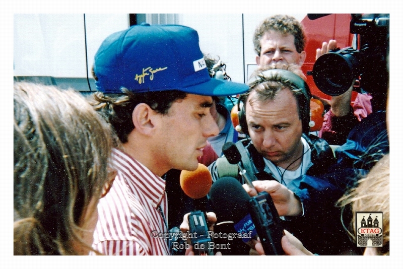 1993 Imola Italie McLaren Honda Ayrton Senna #8 Interview2