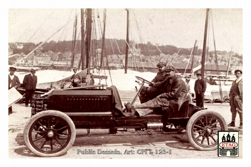 1902 Coupe Deauville Darracq Ribeyroles #108 Harbour