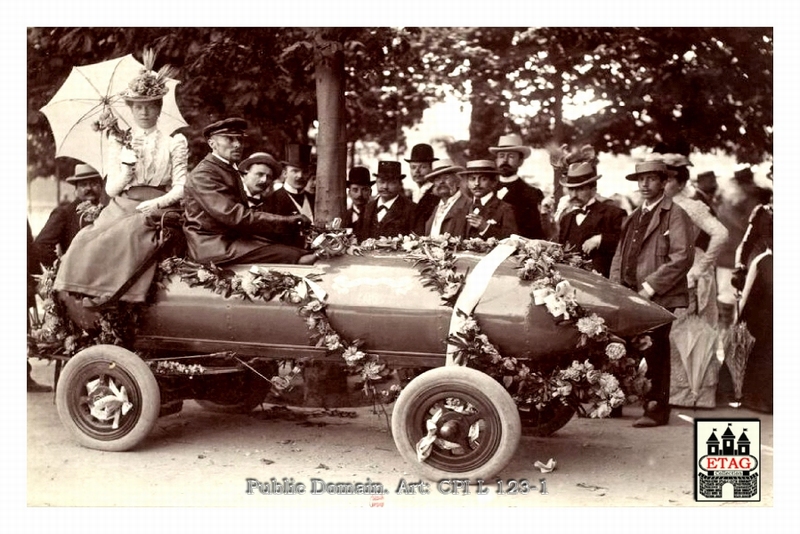 1899 Fetes Fleuris des Tuilieres Jamais Contente Jenatzy Pad