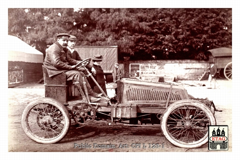 1902 Course Cote Gaillon Loste Boyer #187 Paddock