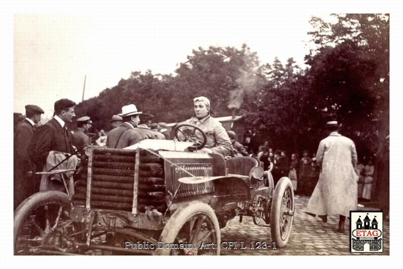 1902 Circuit Ardennes Panhard Charles Jarrott #32 Winner