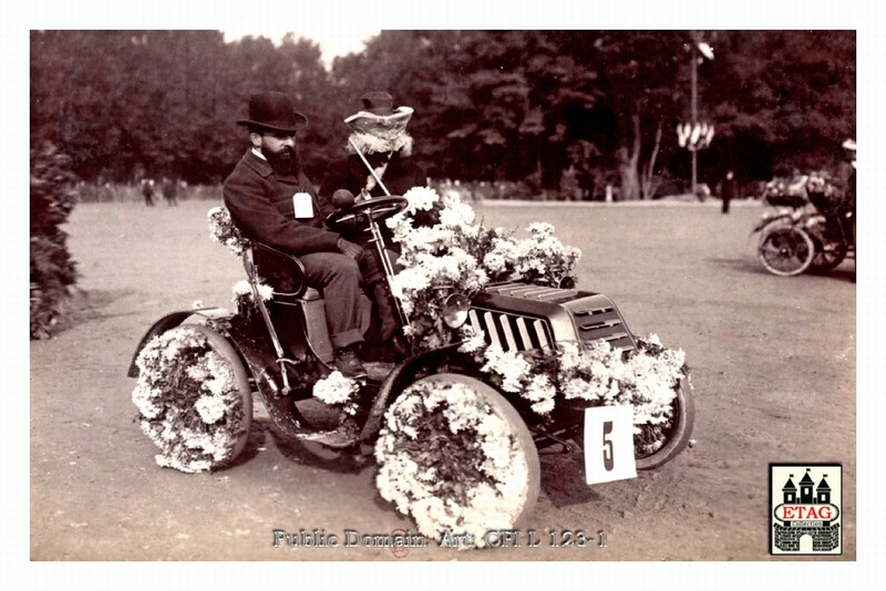 1900 Fete Automobile Charron Mr Bied #5 In car
