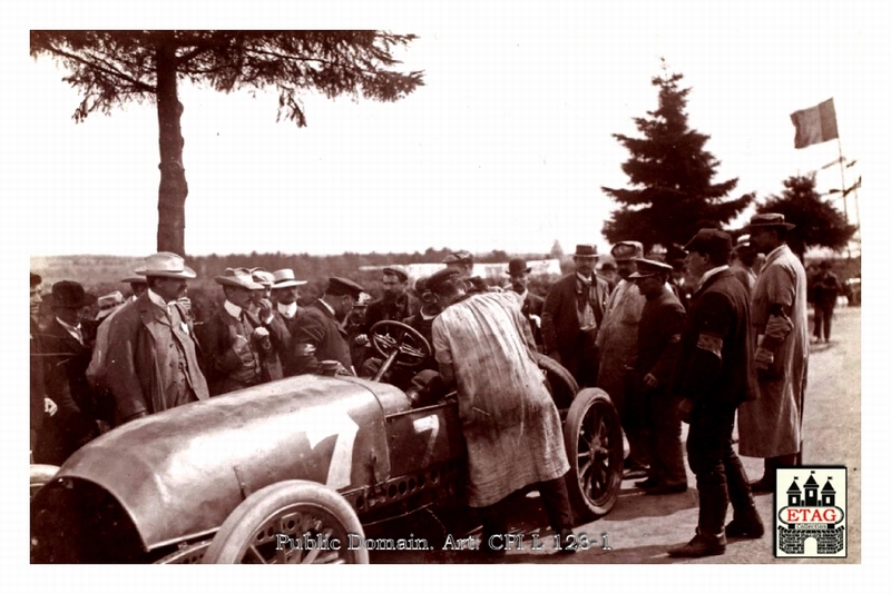 1904 Circuit Ardennes Clement Renee Hanriot #7 Dnf 4 laps(2)