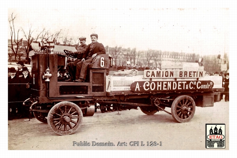 1906 Paris Marseille Cohendet #6 Truck Start