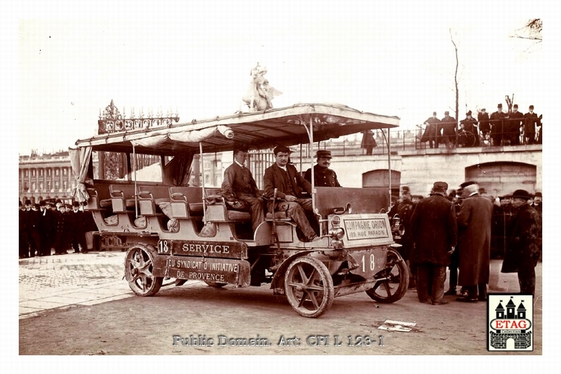 1906 Paris Marseille Orion #18 Omni service bus