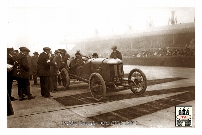 1913 Amiens Delage Albert Guyot #10 Start 5th