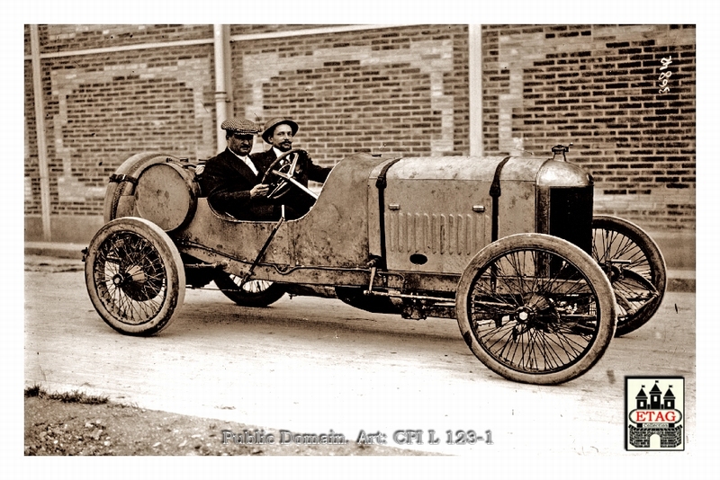 1913 Amiens Delage Albert Guyot #10 Paddock2 5th