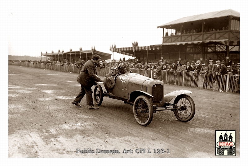 1921 Le Mans Salmson Andre Lombard #9 Winner Flowers 1st