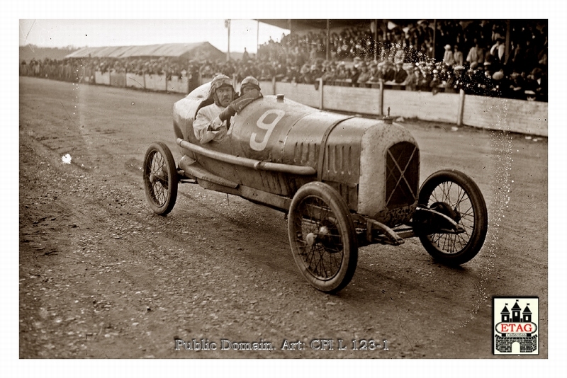 1923 Le Mans Salmson Andre Lombard #9 Grandstand