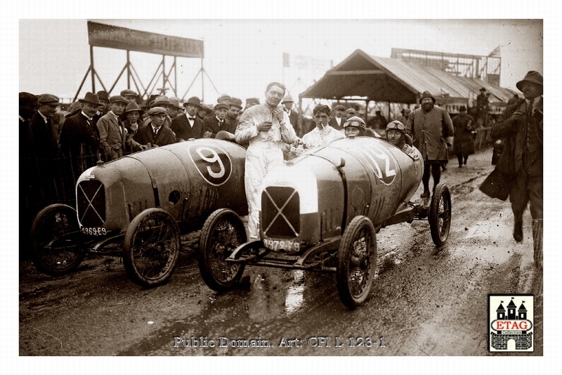 1922 Le Mans Salmson Desvaux #12 2nd.Benoist #9 1st