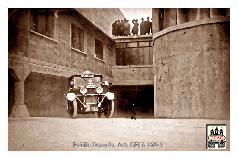 1927 Monte Carlo Amilcar Rallye Lefebvre Despeaux