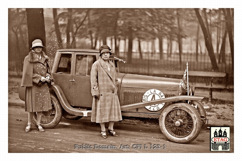 1926 Rallye Automobile Amilcar Feminin Mme Dupechez