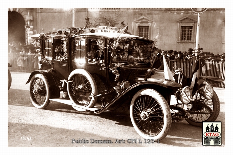 1912 Monte Carlo Gregoire Robert Martinet #57 26th Paddock1
