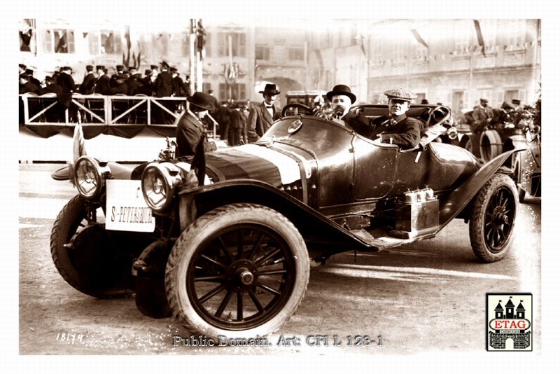 1912 Monte Carlo Baltique Russo Anfrey Nagel #6 9th Paddock