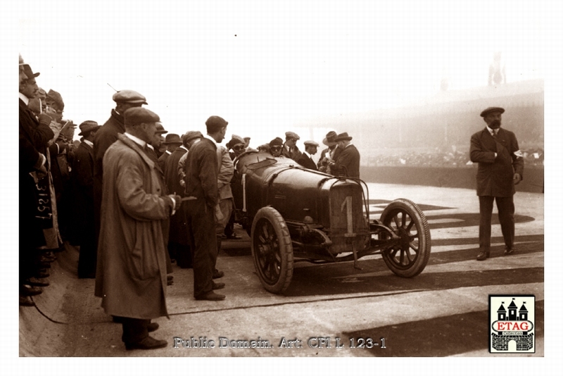 1913 Amiens Sunbeam Gustave Callois #1 Start