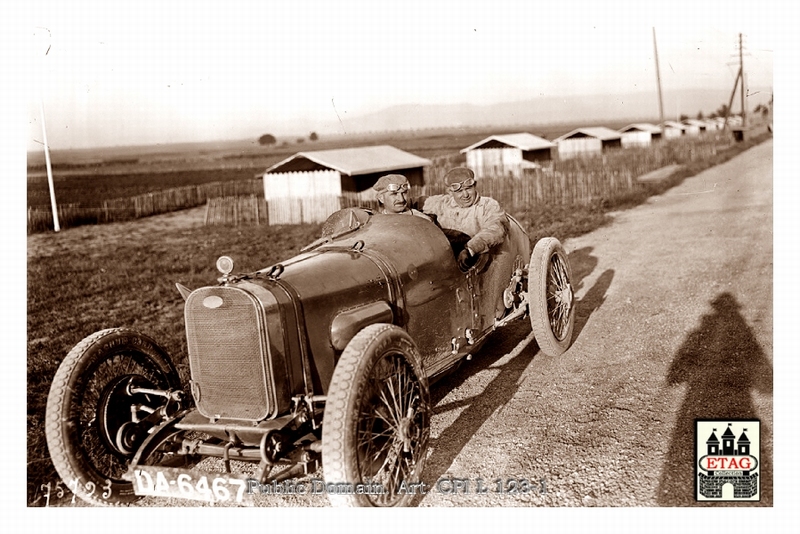 1922 Strasbourg Sunbeam Jean Chassagne #9 Dnf5laps Practice