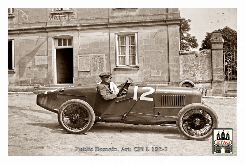 1923 Tours ACF Sunbeam Henry Segrave #12 1st Paddock1
