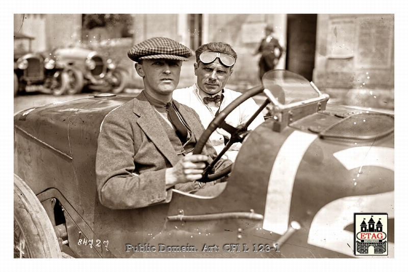 1923 Tours ACF Sunbeam Henry Segrave #12 1st Portrait1