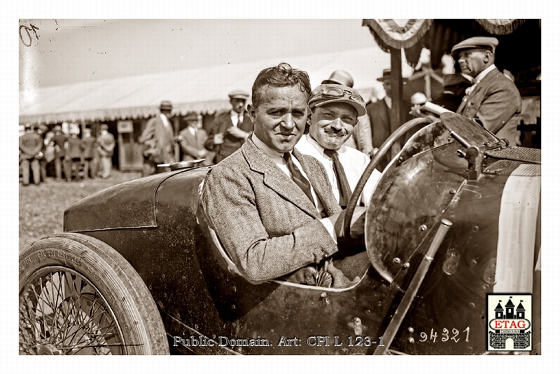 1924 Lyon Sunbeam Dario Resta #10 14th Portrait