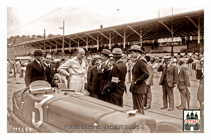 1926 San Sebastian Sunbeam Henry Segrave #3 Before race