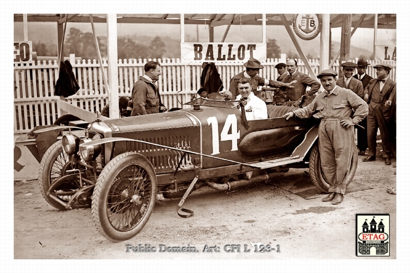 1924 San Sebastian Ballot De Buck #14 Paddock