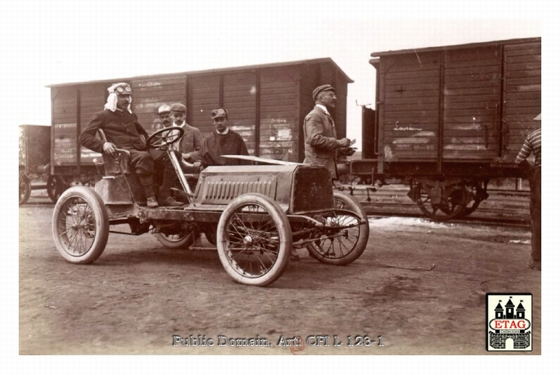1904 Circuit Ardennes Darracq Touloubre #24 11th Depart(2)