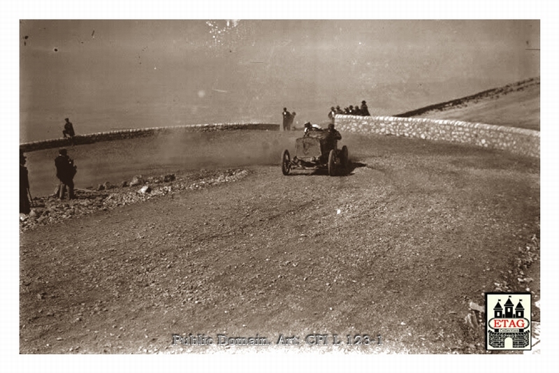 1906 Mont Ventoux Darracq Arthur Duray #? Hillclimb