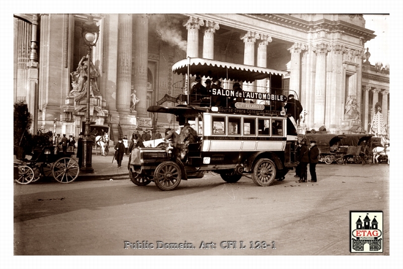 1905 Grand Palais Salon L`Automobile Delahaye Omnibus