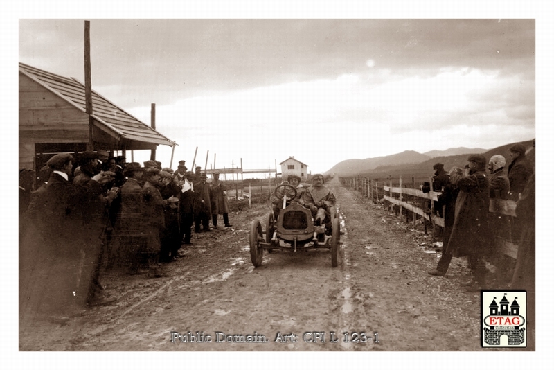 1907 Targa Florio Dion Bouton Silice #? Arriving