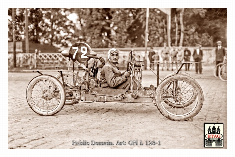 1921 Course Cote Gaillon Elfe Maure #72 Paddock