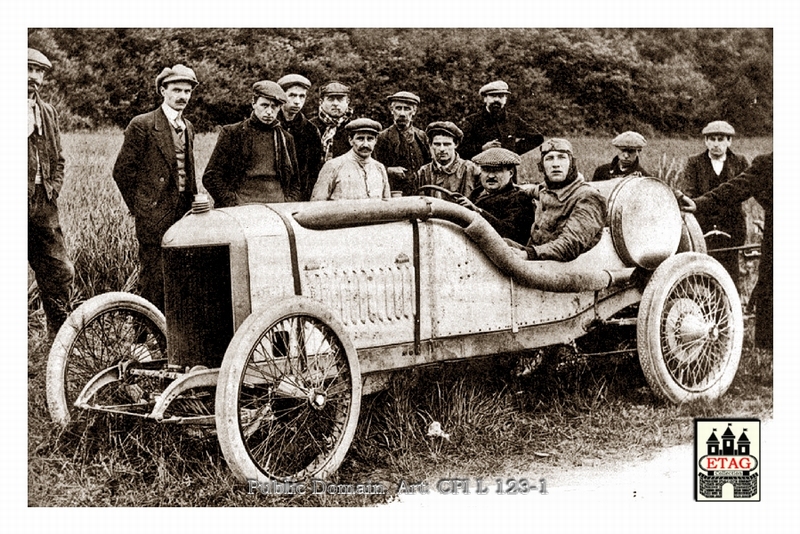 1913 Amiens Delage Albert Guyot #10 5th Paddock2
