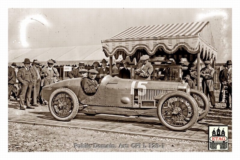 1924 Lyon Delage Renee Thomas #15 6th Paddock1